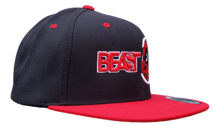 The Bull - Black and Red Snapback