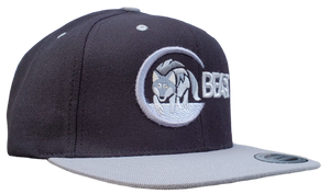The Wolf - Black and Gray Snapback