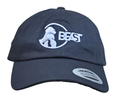Black Lady's Cap with White Gorilla Logo