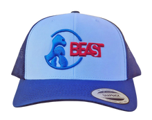 Load image into Gallery viewer, The Gorilla - Navy Blue and White Trucker Mesh