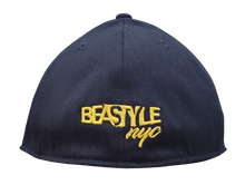 Load image into Gallery viewer, The Gorilla - Black Fitted Flexfit Cap (Various Logo Colors)
