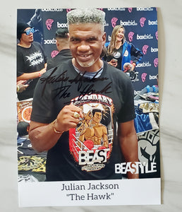 Limited Edition Julian Jackson Hawk Tops + Autographed Pic