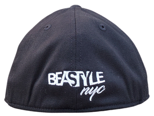 The Gorilla - Black Fitted Flexfit Cap (Various Logo Colors)