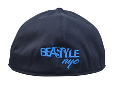 Load image into Gallery viewer, The Gorilla - Black Fitted Flexfit Cap (Various Logo Colors)
