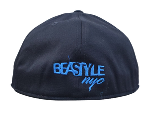 The Gorilla - Black Fitted Flexfit Cap (Various Logo Colors)