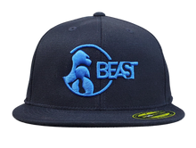 Load image into Gallery viewer, The Gorilla - Black Fitted Flexfit Cap (Various Logo Colors)