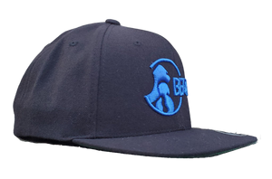 The Gorilla - Classic Black Snapback (Various Logo Colors)