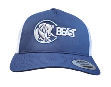 Load image into Gallery viewer, The Elephant - Navy Blue and White Trucker Mesh