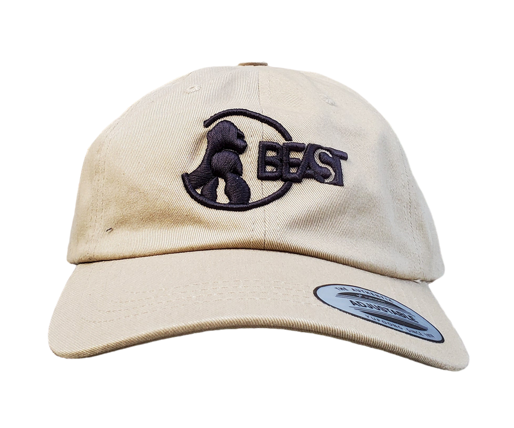 The Gorilla - Tan Dad Hat with Black Logo