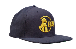 The Gorilla - Classic Black Snapback (Various Logo Colors)
