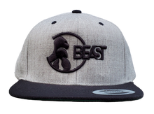 Load image into Gallery viewer, The Gorilla - Gray and Black Snapback