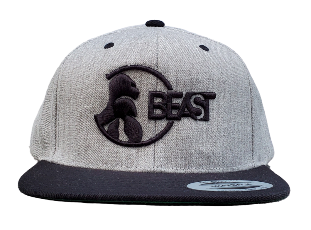 The Gorilla - Gray and Black Snapback