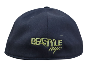 The Gorilla - Black Fitted Flexfit Cap (Various Logo Colors)