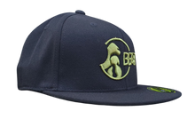 Load image into Gallery viewer, The Gorilla - Black Fitted Flexfit Cap (Various Logo Colors)