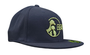 The Gorilla - Black Fitted Flexfit Cap (Various Logo Colors)