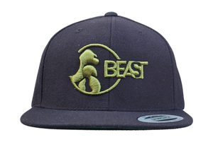 The Gorilla - Classic Black Snapback (Various Logo Colors)