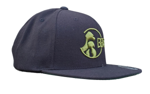 The Gorilla - Classic Black Snapback (Various Logo Colors)