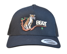 Load image into Gallery viewer, The Leopard - Black Trucker Mesh