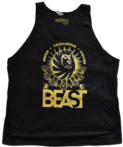 The Lion Black Tank Top