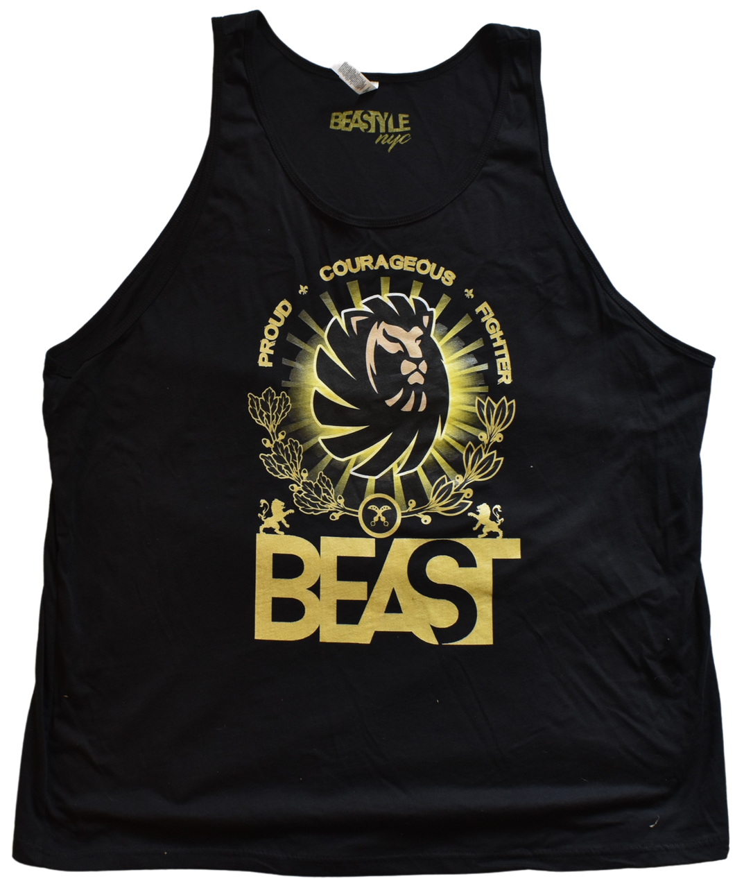 The Lion Black Tank Top