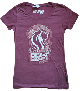 The Lady Lioness - Maroon Tee