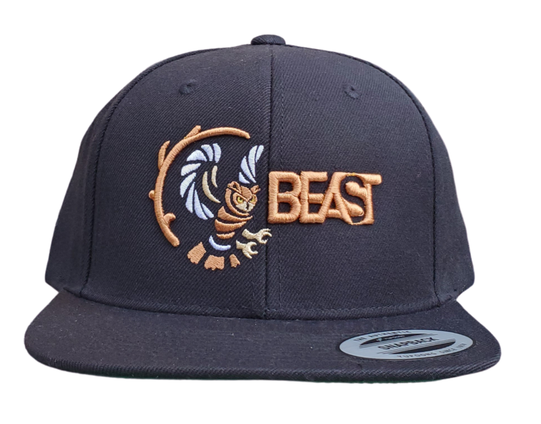 The Owl - Classic Black Snapback