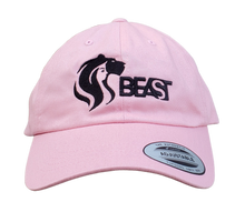Load image into Gallery viewer, Pink Lady&#39;s Cap with Black Lady Lioness Graphic
