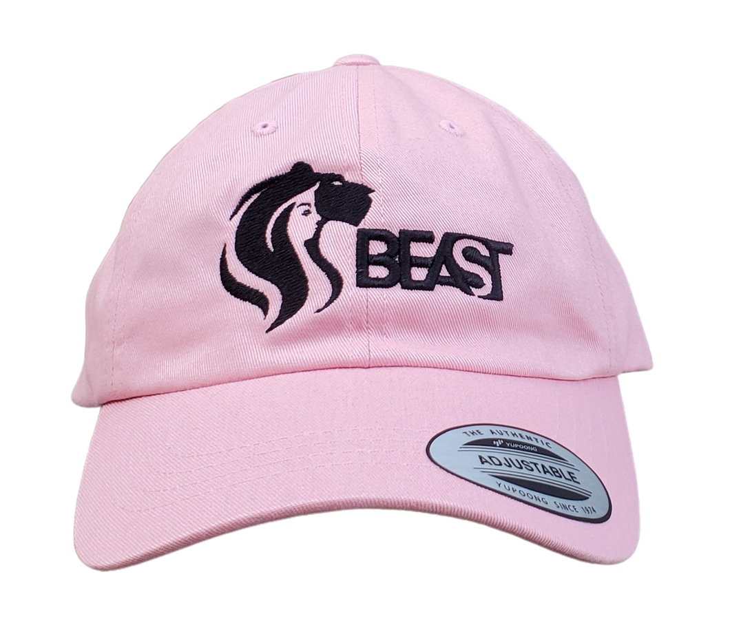 Pink Lady's Cap with Black Lady Lioness Graphic