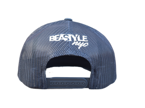 The Pit Bull - Navy Blue Trucker Mesh