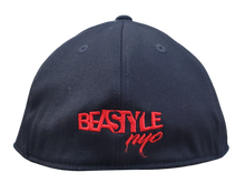 Load image into Gallery viewer, The Gorilla - Black Fitted Flexfit Cap (Various Logo Colors)