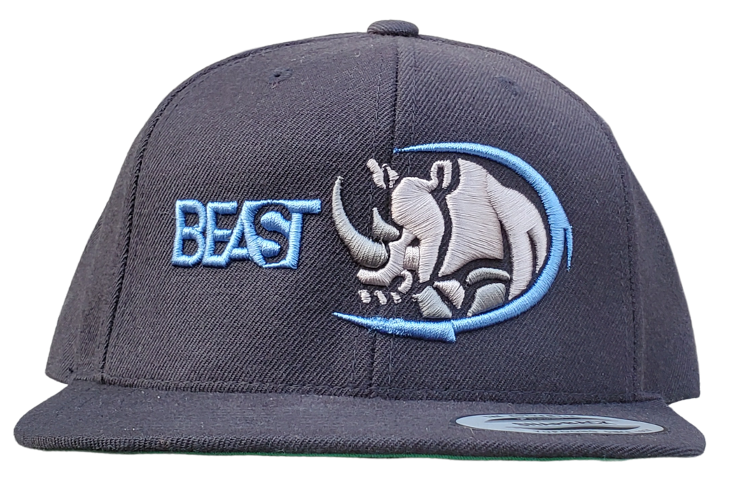 The Rhino - Classic Black Snapback