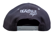 Load image into Gallery viewer, The Wolf - Black and Gray Snapback