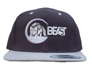 The Wolf - Black and Gray Snapback