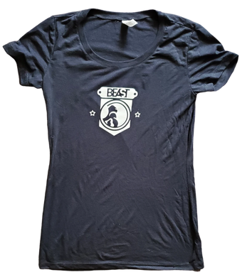 Black Lady Tee with Gorilla Shield