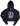 Gorilla Beast Black Lady's Crop Top Hoodie