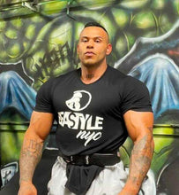 Load image into Gallery viewer, Black T-Shirt with White Gorilla Graphic