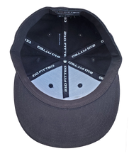 Load image into Gallery viewer, The Gorilla - Black Fitted Flexfit Cap (Various Logo Colors)