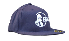 Load image into Gallery viewer, The Gorilla - Navy Blue Fitted Flexfit Cap with White Logo