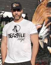 Load image into Gallery viewer, White Tee with Black Gorilla Graphic